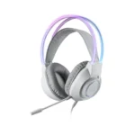 Redragon SCREAM H231 Wired Gaming Headset, White- H231W-RGB