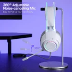 Redragon SCREAM H231 Wired Gaming Headset, White- H231W-RGB - Image 4