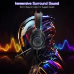 Redragon Scream Wired Gaming Headset, Black – H231RGB - Image 4