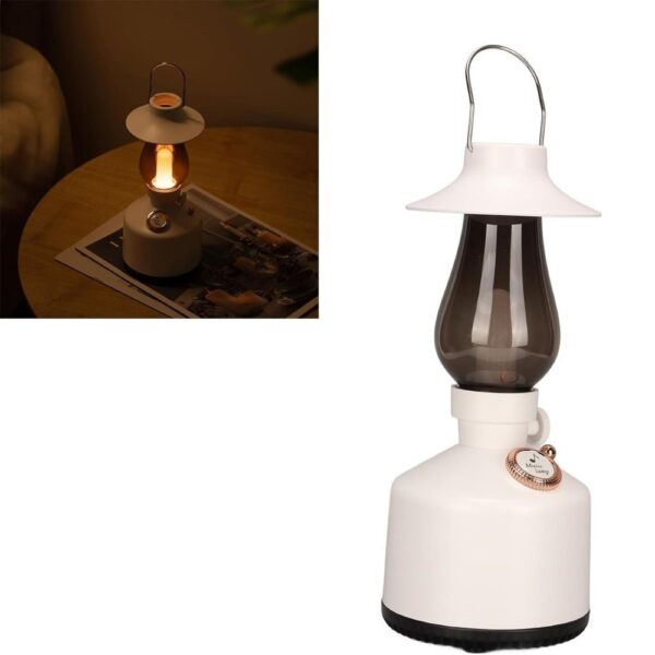 Retro Vintage Night Light Music Lamp with 360 Degree Surround Sound