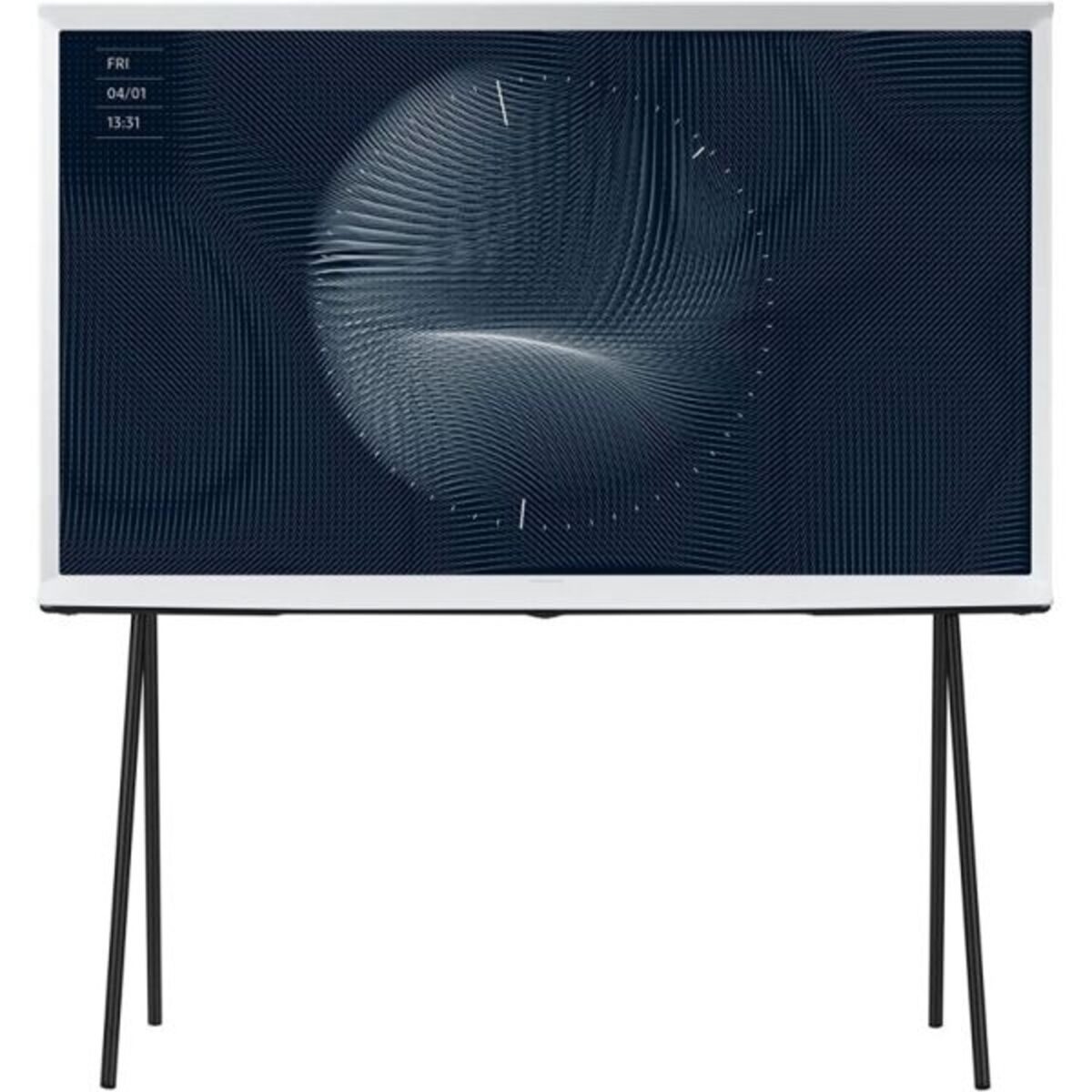 Samsung 55 Inch QLED 4K Smart Frame TV, (Series LS01A) The Serif Lifestyle, Color Cloud White Model  – 1 Year Warranty. - Image 1