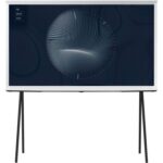 Samsung 55 Inch QLED 4K Smart Frame TV, (Series LS01A) The Serif Lifestyle, Color Cloud White Model  – 1 Year Warranty.