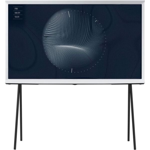 Samsung 65 Inch QLED 4K Smart Frame TV, (Series LS01B), The Serif Lifestyle, Color Cloud White Model – QA65LS01BAUXZN – 1 Year Warranty.