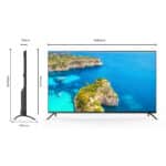 CHiQ 65 Inch QLED 4k Smart TV HD Android 11.0 Color Black Model – U65QM8V – 1 Year Warranty.