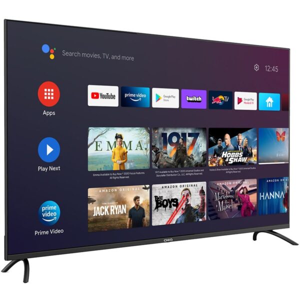 CHiQ 65 Inch LED Full Smart TV, Color Black Model – U65G7P – 1 Year Warranty.