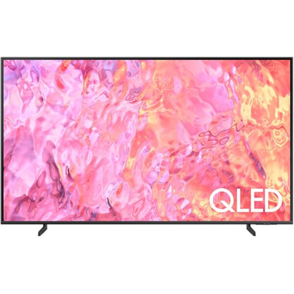 Samsung 55 Inch QLED 4K Smart TV, (Series Q60C), Quantum Dot, AirSlim Hub, HDR10+, Color Black Model – QA55Q60CAUXZN – 1 Year Warranty.