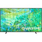 Samsung 50 Inch Crystal UHD Smart TV, Crystal Processor 4K, (Series CU8000), Vivid Crystal Color, Airslim, Smart Hub, Color Titan Gray Model – UA50CU8000UXZN – 1 Year Warranty.