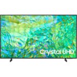 Samsung 75 Inch Crystal UHD Smart TV, Crystal Processor 4K, (Series CU8000), Vivid Crystal Color, Airslim, Smart Hub, Color Titan Gray Model – UA75CU8000UXZN – 1 Year Warranty.