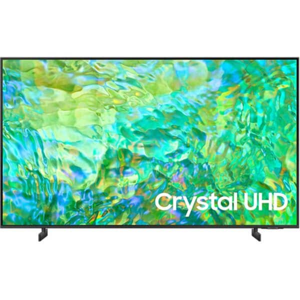 Samsung 75 Inch Crystal UHD Smart TV, Crystal Processor 4K, (Series CU8000), Vivid Crystal Color, Airslim, Smart Hub, Color Titan Gray Model – UA75CU8000UXZN – 1 Year Warranty.