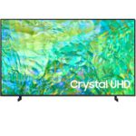Samsung 85 Inch Crystal UHD Smart TV, Crystal Processor 4K, (Series CU8000), Vivid Crystal Color, Airslim, Smart Hub, Color Titan Gray Model – UA85CU8000UXZN – 1 Year Warranty.