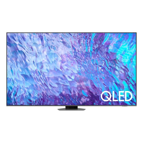 Samsung 98 Inch QLED Smart TV, (Series Q80C), Neural Quantum Processor, Quantum HDR+, Smart Hub, Color Carbon Silver Model – QA98Q80CAUXZN – 1 Year Warranty.
