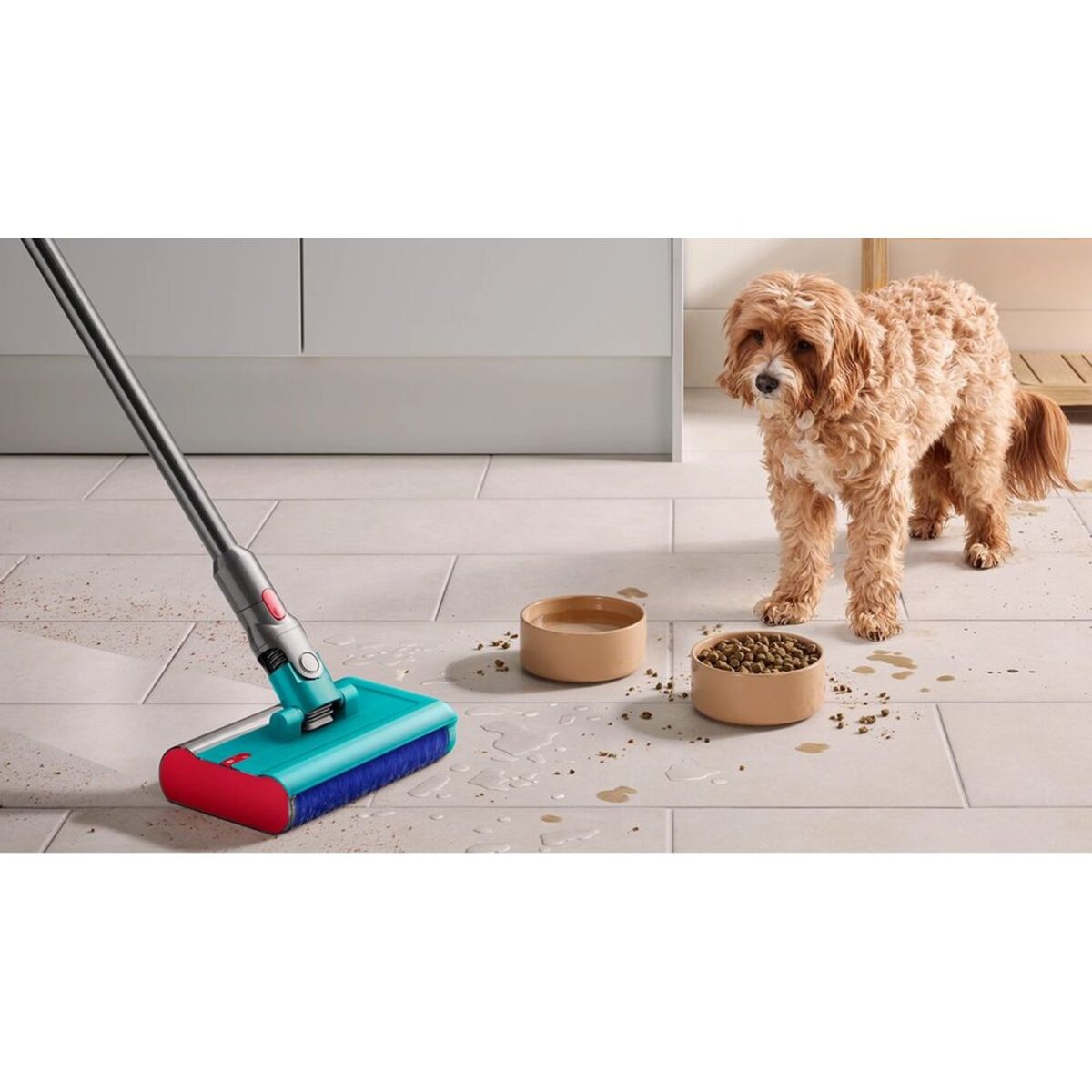 Dyson ​Wet Dry Vacuum Cleaner, Submarine Wet Roller Cleaner Head, Color Yellow/Nickel Model – V15S Detect Submarine – 1 Year Warranty. - Image 3
