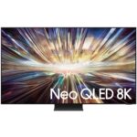 Samsung 65 Inch Neo QLED 8K Smart TV, Big TV, NQ8 AI Gen2 Processor, QN800D, 8K AI Upscaling, Quantum Matrix Technology Pro, Tizen OS, Color Black (2024) Model – QA65QN800DUXZN – 1 Year Warranty.