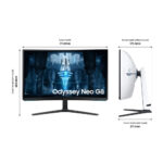 SAMSUNG 32-Inch Odyssey Neo G8 Curved Gaming Monitor 4K UHD 3840 x 2160 Quantum HDR2000 1ms (GtG) 240Hz | LS32BG850NMXUE - Image 4
