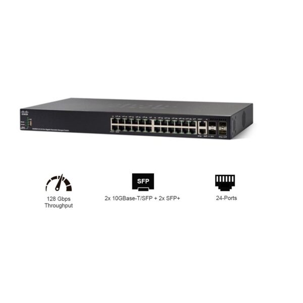 Cisco 24-Port Smart SG350X-24-K9 L3