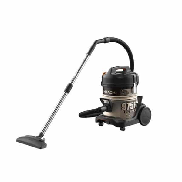 Hitachi 18 Liter Bagless Cylinder Vacuum Cleaner, 2200W Color Black/Gold Model – CV975FC24CBSGB | 1 Year Full Warranty
