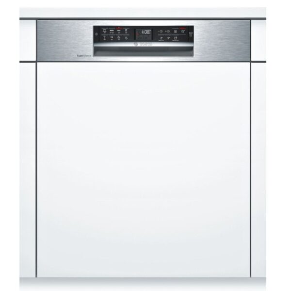 Bosch Serie 6 | Built-in Semi Integrated Dishwasher 60 cm White Model-SMI68MS10M | 1 Year Brand Warranty.