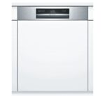 Bosch Serie 8 | 8 Programs 15 place Semi Integrated Dishwasher White Model-SMI88TS02A | 1 Year Brand Warranty.