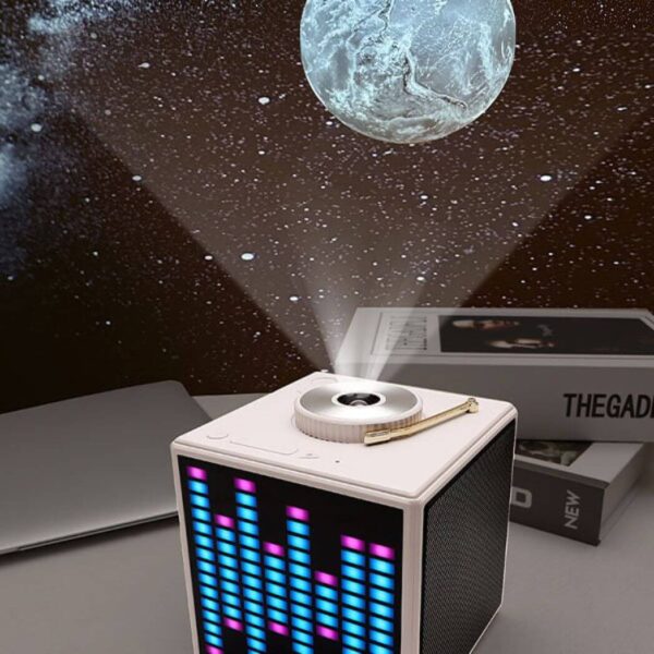 Shiyin Projection Lamp Real Stary Sky Nigh Light with Music Level Light K-1206