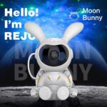 Starry Sky Moon Bunny Astronaut Projector Lamp Nebula Night - Image 5