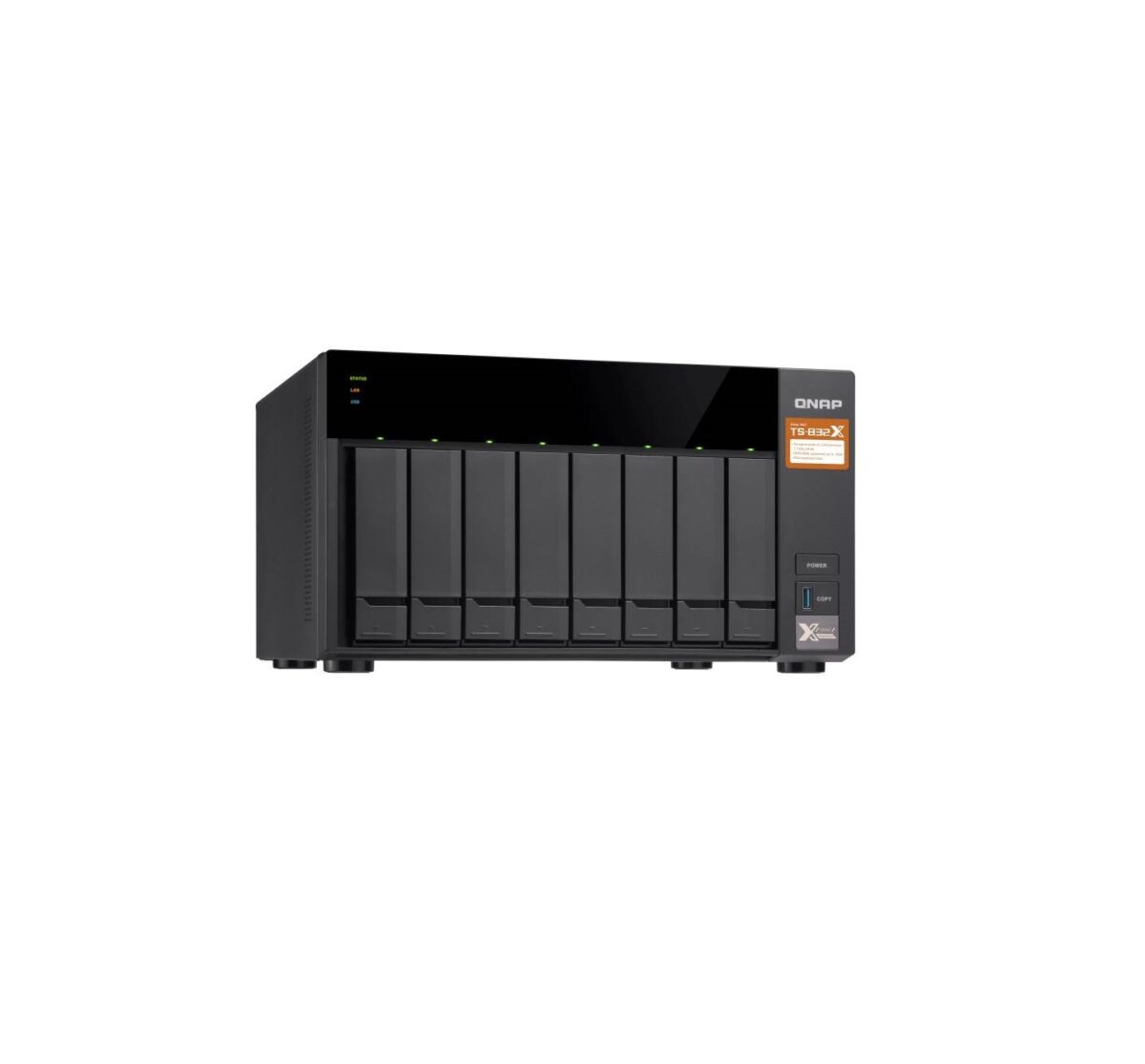 QNAP Tower NAS 8-Bay TS-832PX-8G - Image 1