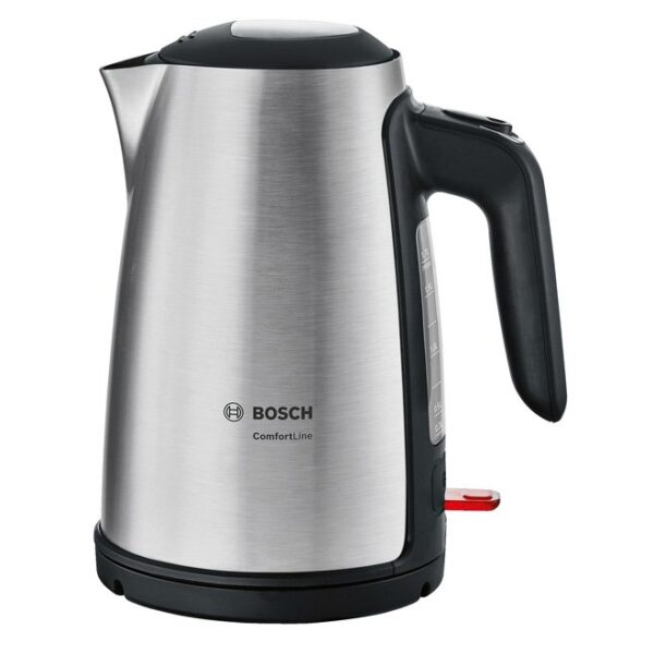 Bosch 1.7 Litres Electric Kettle Comfort Line Color Silver Model-TWK6A833GB | 1 Year Brand Warranty.