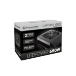 Thermaltake Litepower 650W Power Supply, 80PLUS -Black | PS-LTP-0650NPCNUK-2
