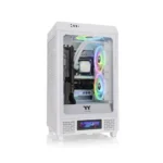Thermaltake The Tower 200 Snow Mini Gaming Case,Snow White- CA-1X9-00S6WN-00