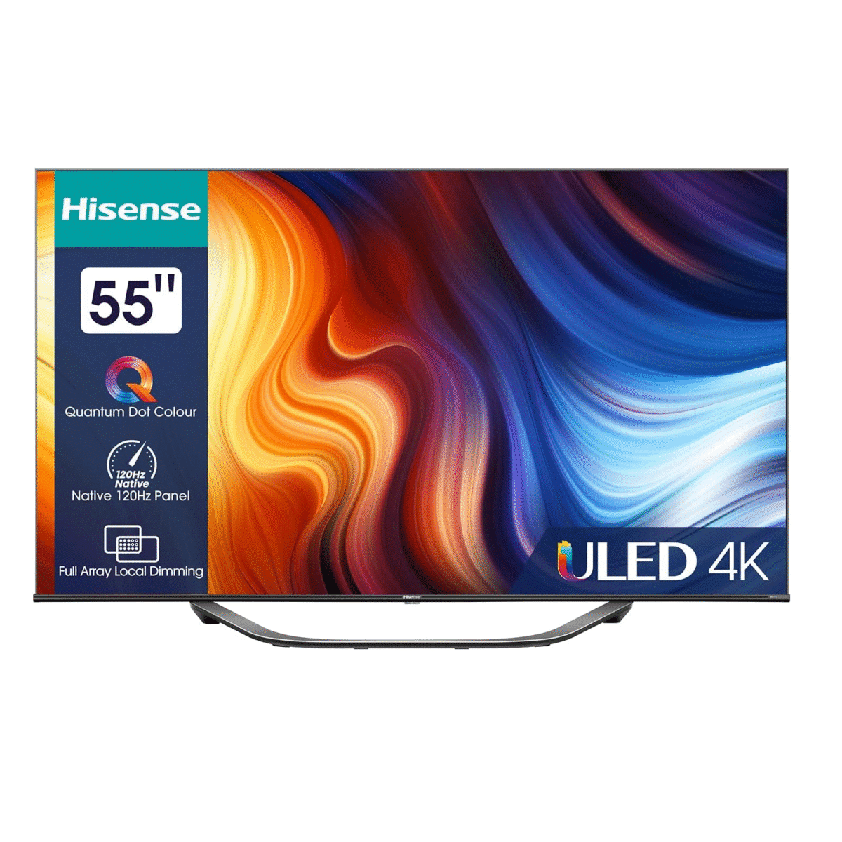 Hisense 55 Inch 4K ULED VIDAA U6 Smart TV Black Model – 55U7HQ – 1 Year Full Warranty. - Image 1