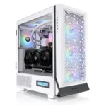 Thermaltake Ceres 500 TG ARGB Snow Mid Tower Chassis, Snow White