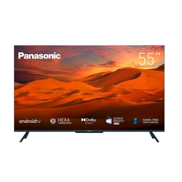 Panasonic 55 Inch Android Smart TV Color Black Model- TH-55JX850M | 1 Year Warranty