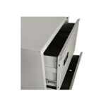 3 Drawer Vertical Filing Cabinet, Grey (H107 X W62 X D45) - Image 2