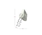 Nobel Hand Blender, 250W, 3-Speed, Chromed Beaters, Dough Hooks, Color White Model – NHB25 – 1 Year Warranty. - Image 2