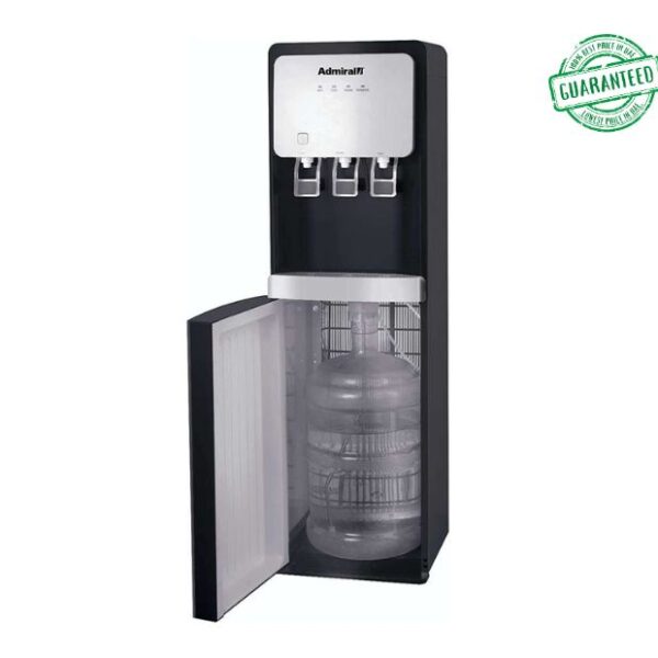 Admiral Bottom Load 3 Tap Water Dispenser, Black/Silver Model – ADWD3BL | 1 Year Full Warranty