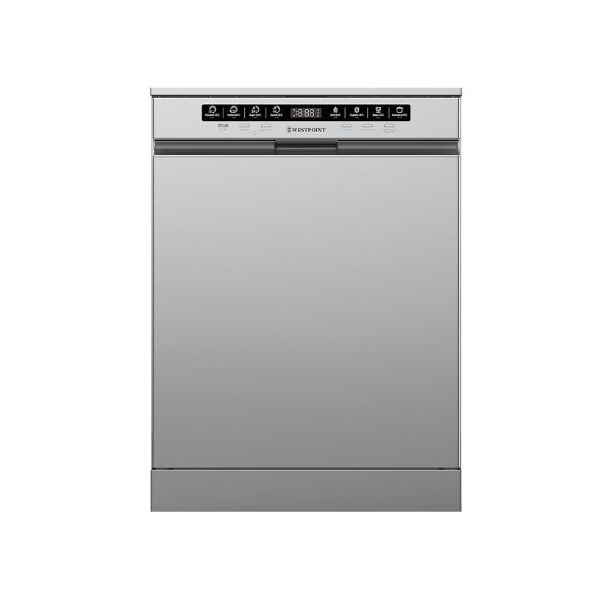 Westpoint 15 Place Settings Dishwasher Drying Silver Stainless Steel LED Panel ESMA 5 Stars  WYS1523I| 1 Year Warranty