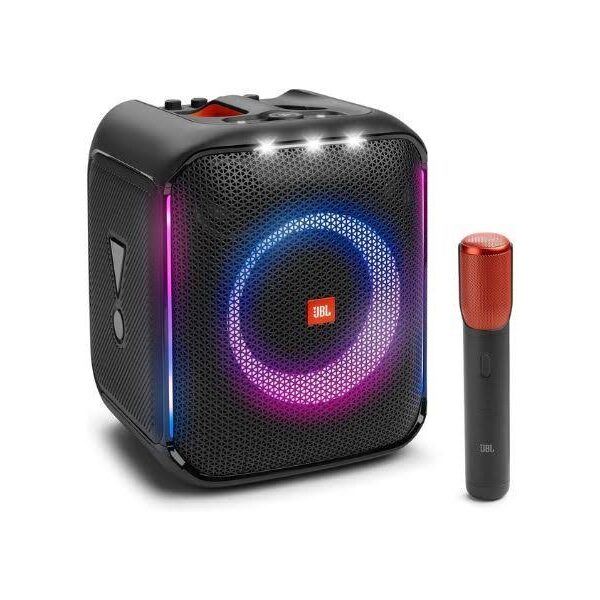 JBL Partybox Encore Portable Party Speaker with Digital Wireless Mic 100W Powerful Sound Black Model JBLPBENCORE1MICUK | 1 Year Warranty