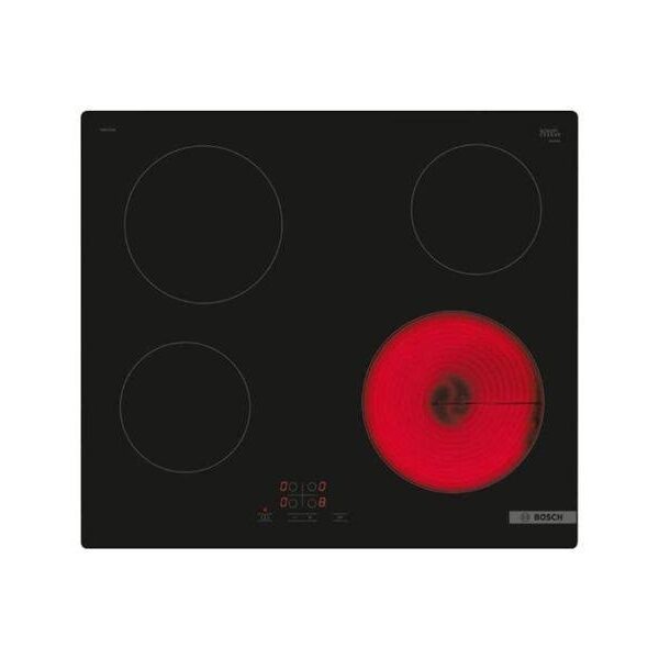 Bosch Series 4 Electric Hob 60 cm Color Black, Model PKE611BA2E | 1 Year Warranty