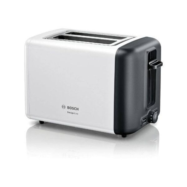 Bosch 970 W DesignLine Toaster Stainless Steel Color White Model – TAT3P421GB – 1 Year Warranty