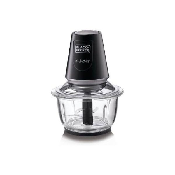 Black+Decker Quad Blade Chopper 400W Black Model GC400-B5 | 1 Year Warranty