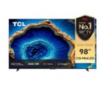 TCL 98 Inches QD-Mini LED Google TV, (Series C755), 4K Ultra HD, Local Dimming Zones, 144Hz VRR, Color Black (2024) Model – 98C755 – 1 Year Warranty