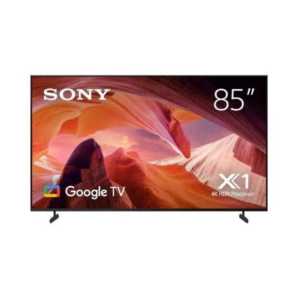 Sony 85 Inch LED 4K UHD Smart Google TV (X80L Series) Black Model – KD-85X80L – 1 Year Warranty.