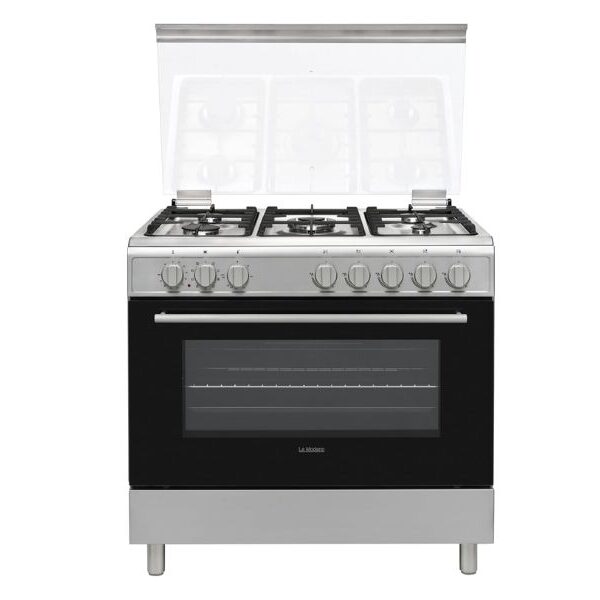 La Modano Gas and Electric Cooker 90×60 cm with 5 Gas Burners Double Glass Oven Door Model-‎LMC903GE | 1 Year Warranty.