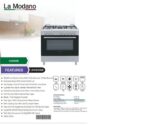 La Modano Gas and Electric Cooker 90×60 cm with 5 Gas Burners Double Glass Oven Door Model-‎LMC903GE | 1 Year Warranty. - Image 2