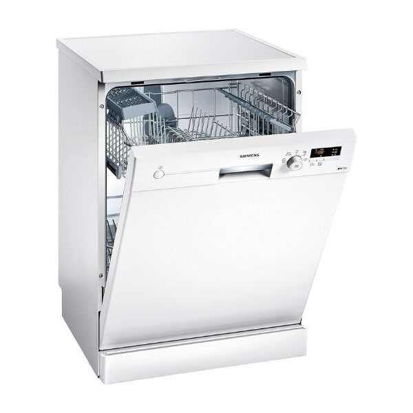 Siemens 5 Programs 12 Place Settings Free Standing Dishwasher White Model SN215W10BM | 1 Year Full Warranty