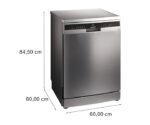 Siemens 14 Place Settings Dishwasher Inox Model SN23HI65MM | 1 Year Full Warranty - Image 4