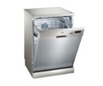 Siemens Free Standing Dishwasher, 5 Programs, 12 Place Settings, Color Silver Model – SN25D800GC – 1 Year Full Warranty.