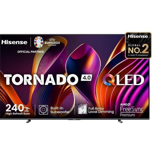 Hisense 100 Inch Q7N Series 4K Ultra HD Smart QLED TV 240 High Refresh Rate Dark Grey Model – 100Q7N – 1 Year Warranty.