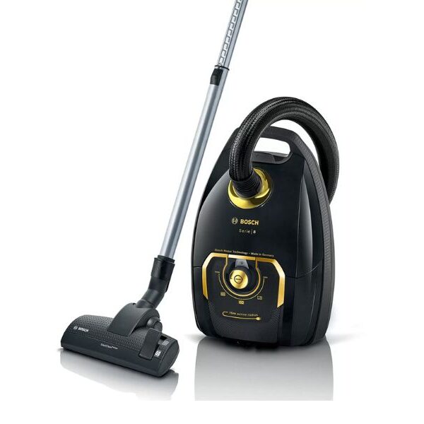 Bosch Bagged Vacuum Cleaner, Series 8, 2200 W, Color Black Model – BGL8GOLD – 1 Year Warranty