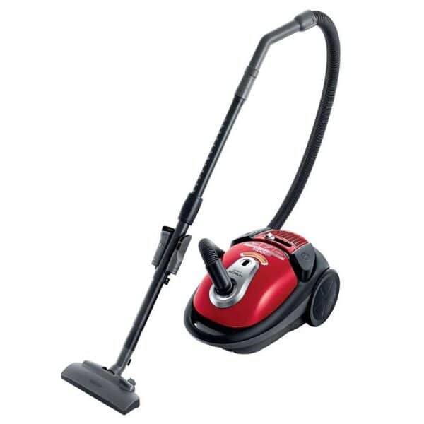 Hitachi 6 Liter Canister Vacuum Cleaner, 2000 Watts, Color Brilliant Red Model – CVBA20V24CBSBRE | 1 Year Full Warranty