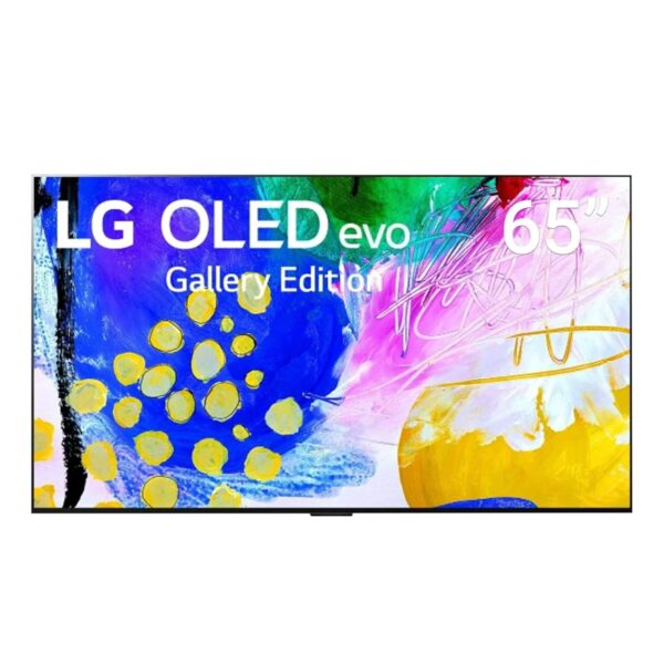 LG 65 Inch OLED evo TV, G2 Series, Gallery Design, 4K Cinema, HDR webOS22, ThinQ AI, Color Black Model – OLED65G26LA – 1 Year Warranty.